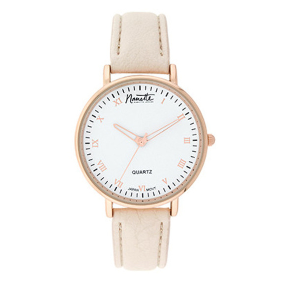 Nanette Lepore Accessories - Nanette Nanette Lepore Classic Rose Gold Watch